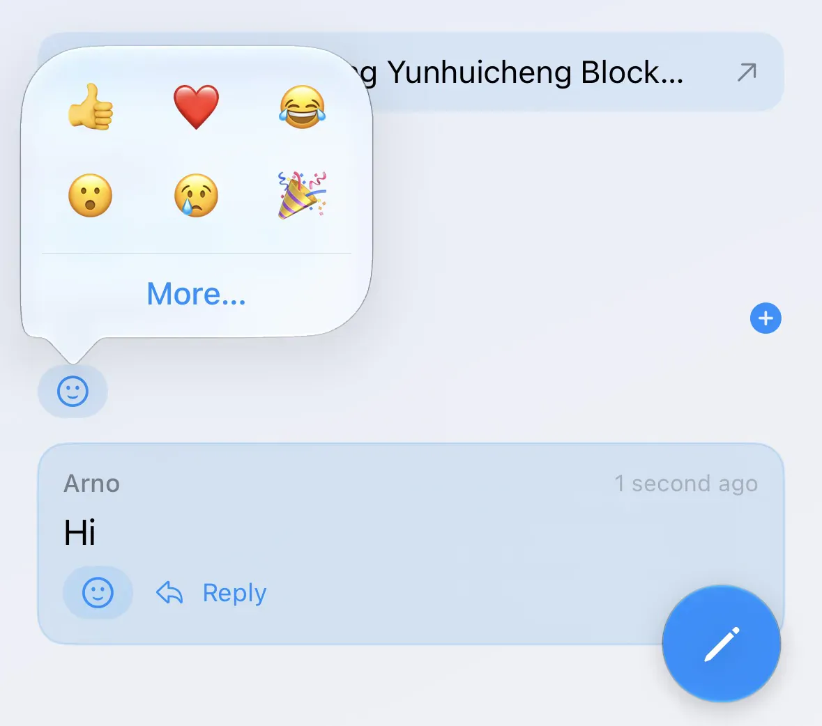 Comment Reactions & Replies